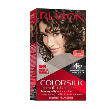 Revlon Colorsilk Beautiful Color – 30 Dark Brown (Permanent Hair Dye) - ANNS BEAUTY SUPPLY